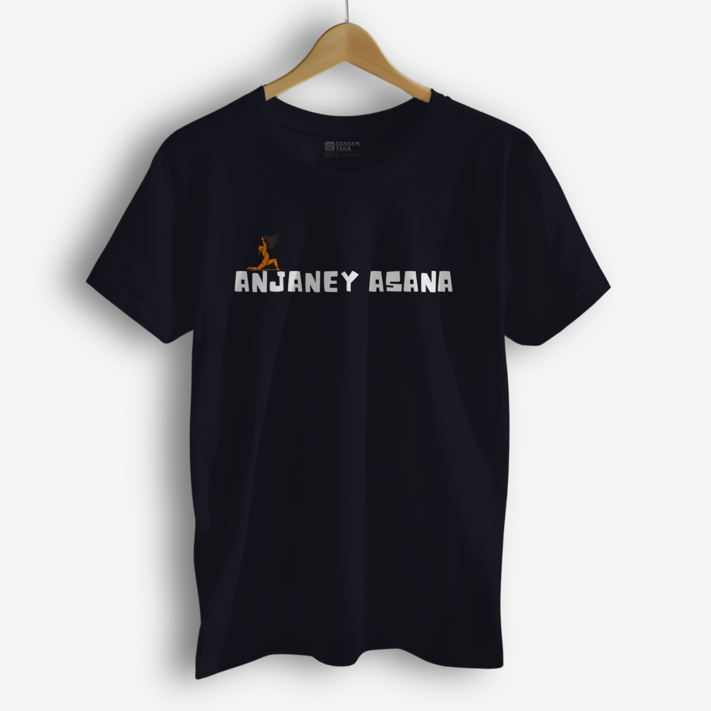 Anjaneyasana TShirt | Origami yogi TShirt | Yoga TShirt