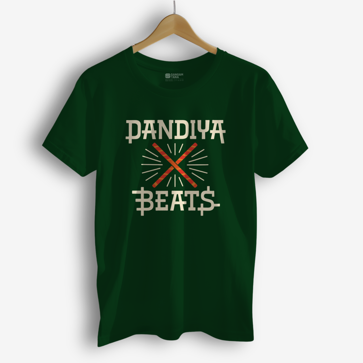 Dandiya Beats T-Shirt – Garba Festival Dance Tee | Navratri Outfit | Unisex Cotton T-Shirt | Dance TShirt