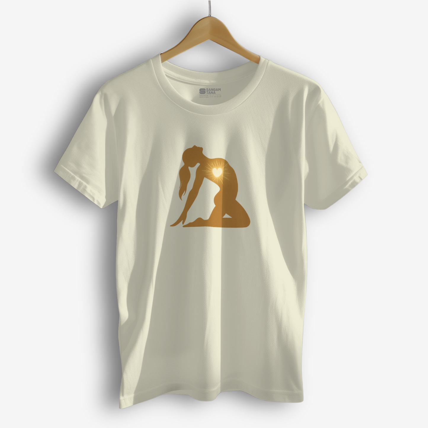 Classic Crew TShirt | Light heart TShirt | Women Yoga TShirt