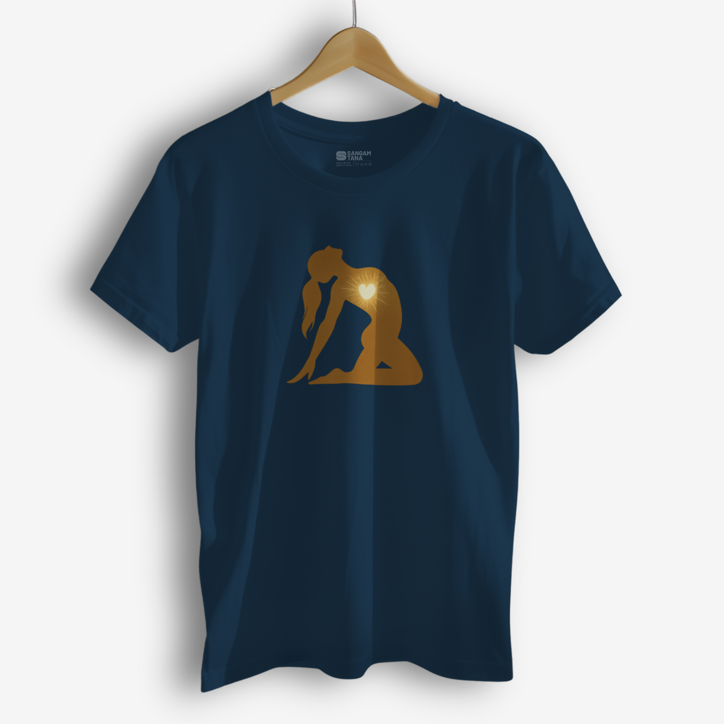 Classic Crew TShirt | Light heart TShirt | Women Yoga TShirt