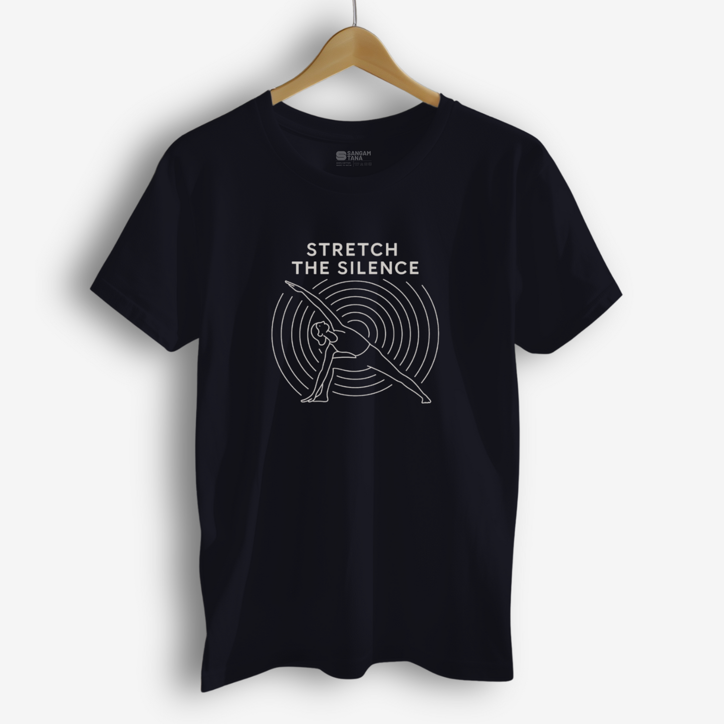 Classic Crew TShirt | Stretch the Silence TShirt | Women Yoga TShirt