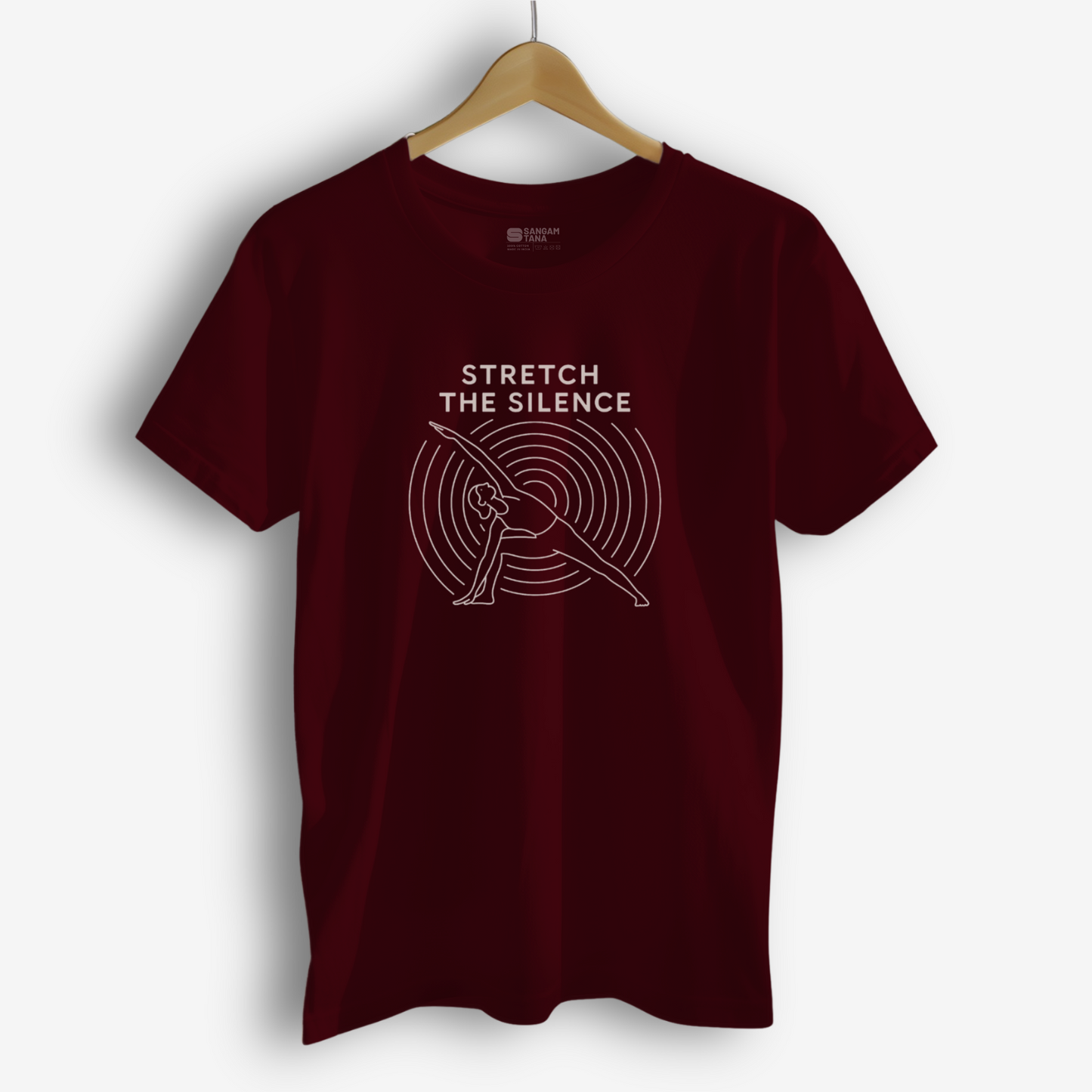 Classic Crew TShirt | Stretch the Silence TShirt | Women Yoga TShirt