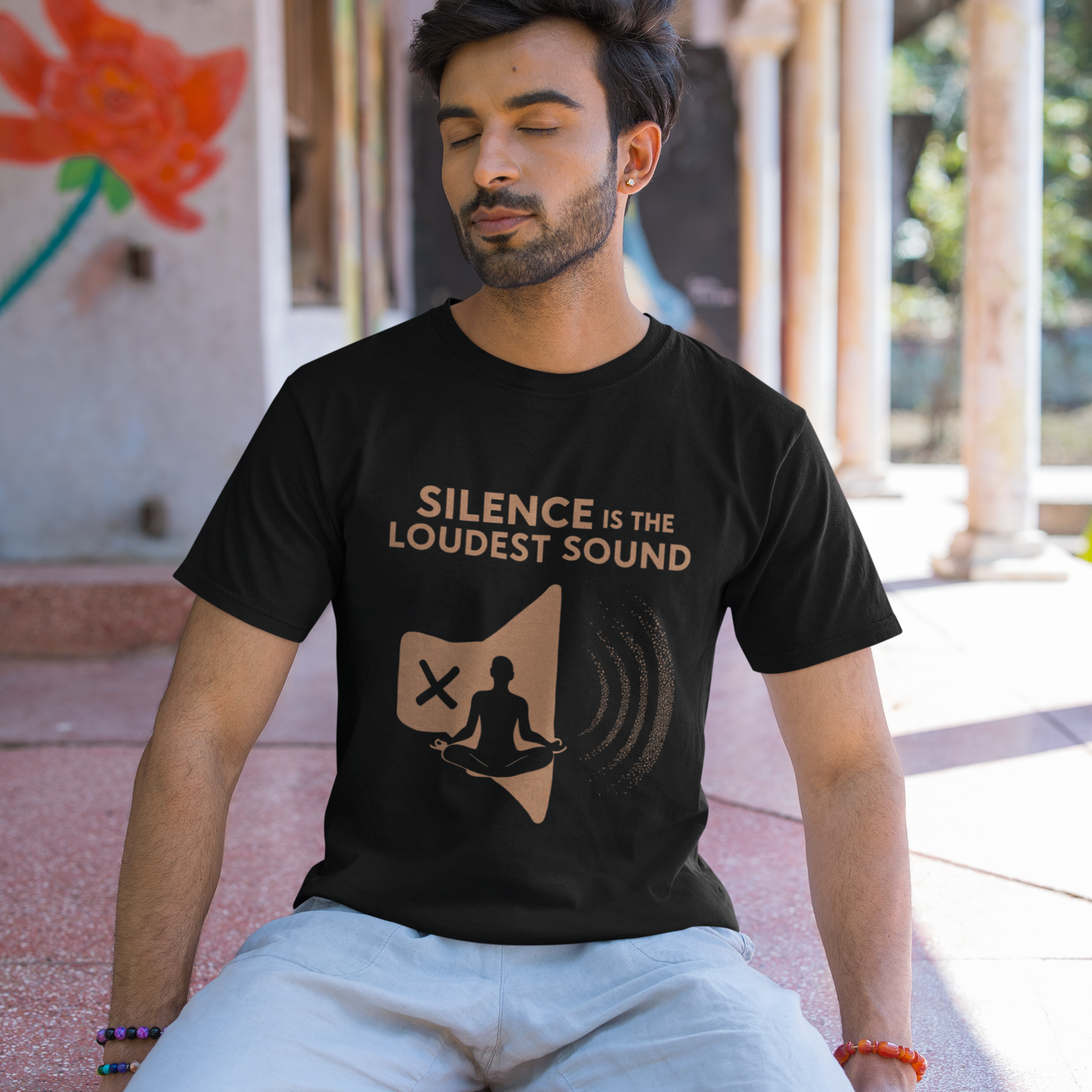 Classic Crew TShirt | Silence is the Loudest Sound TShirt | Yoga TShirt