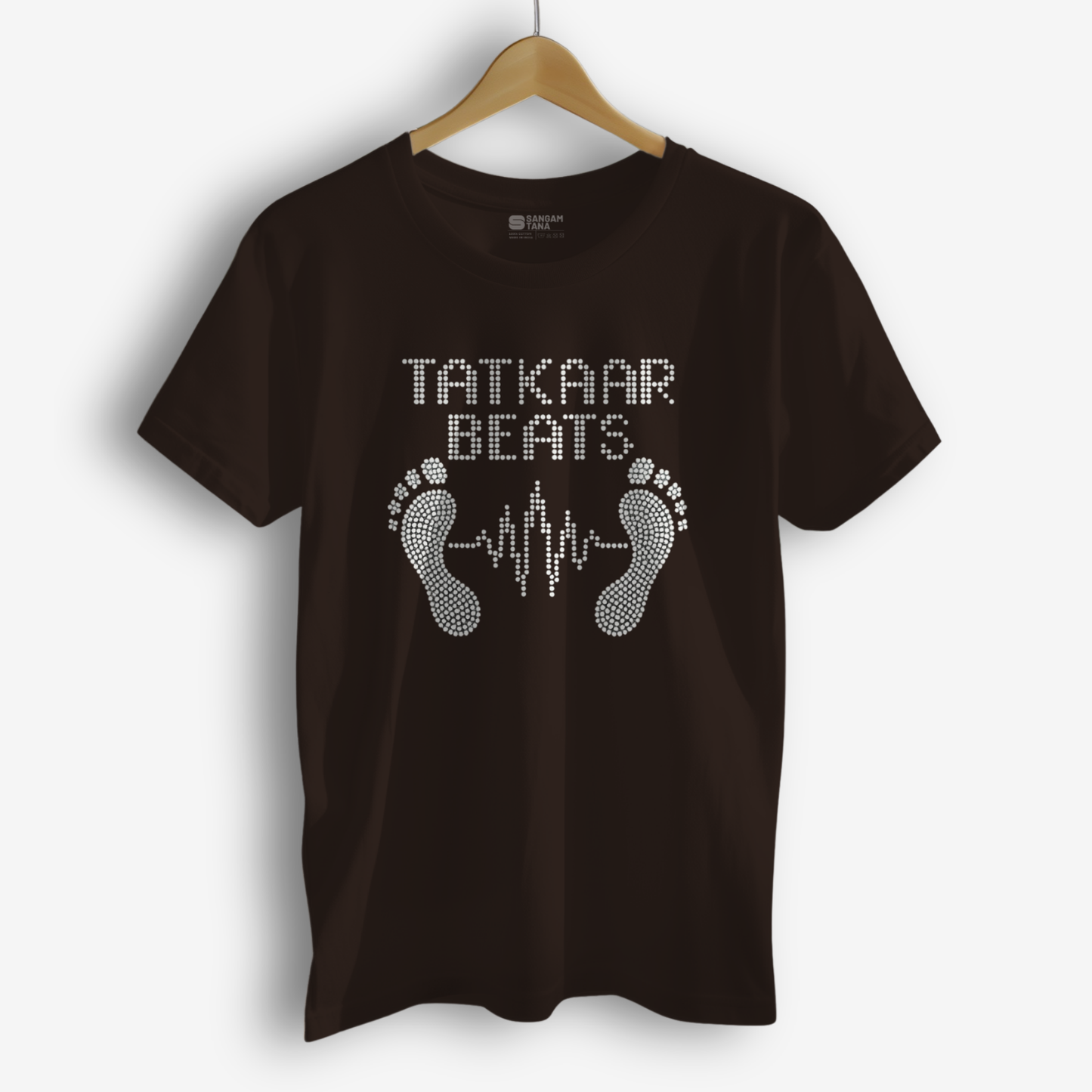 Tatkaar Beats T-Shirt β Kathak Dance Footwork Tee | Classical Indian Rhythm Shirt | Unisex Cotton T-Shirt | Dance TShirt