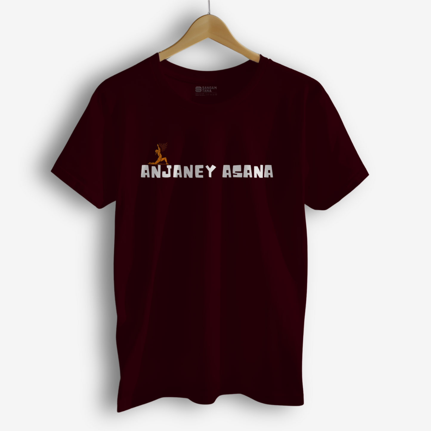 Anjaneyasana TShirt | Origami yogi TShirt | Yoga TShirt