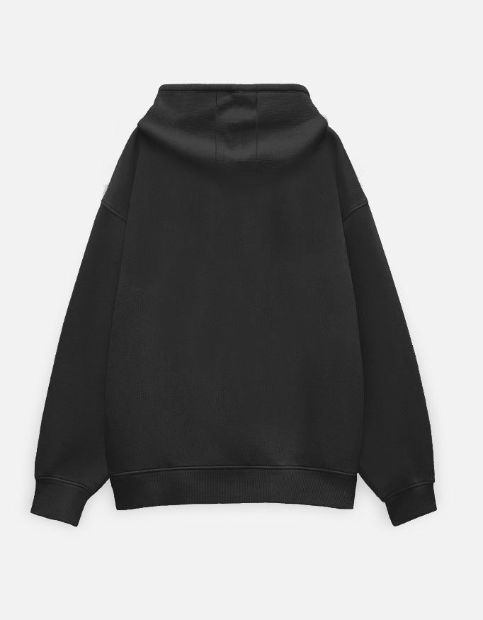 Bonded by Vibe – Unisex Oversized Hoodie | Black