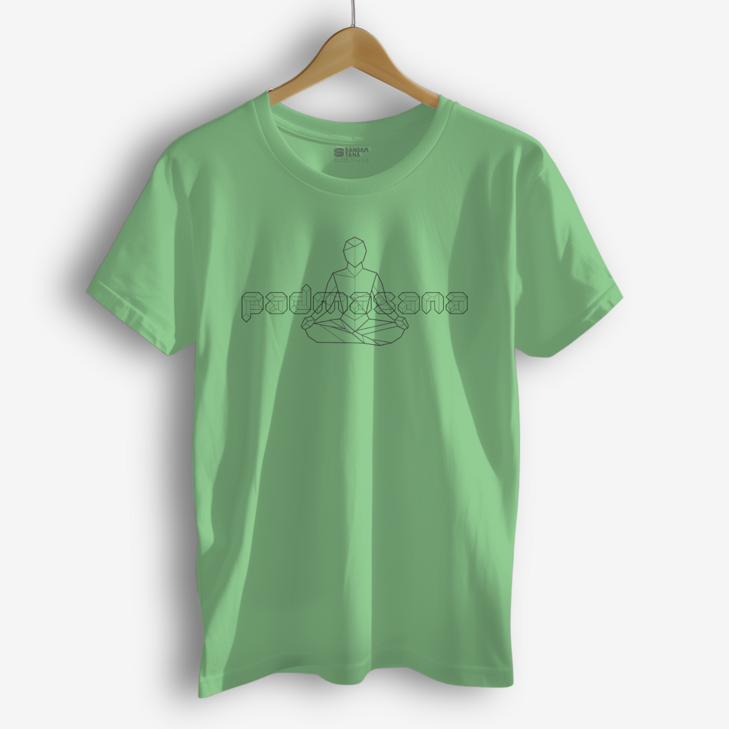 Padmasana TShirt | Origami yogi TShirt | Yoga TShirt