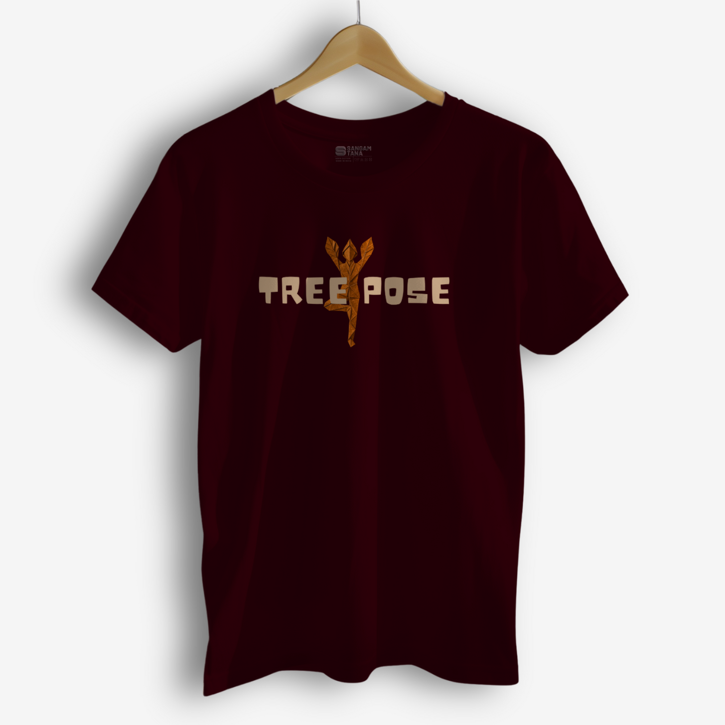 Tree Pose TShirt | Origami yogi TShirt | Yoga TShirt