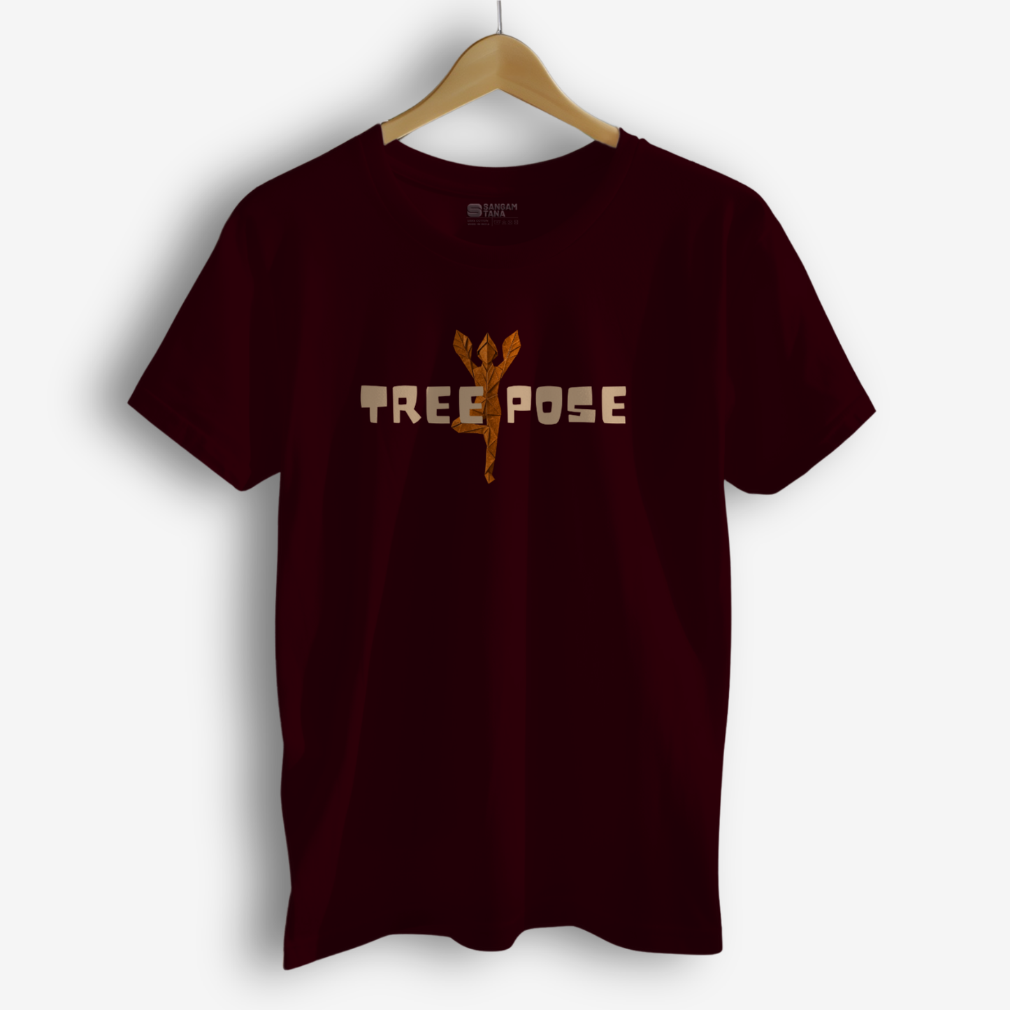 Tree Pose TShirt | Origami yogi TShirt | Yoga TShirt