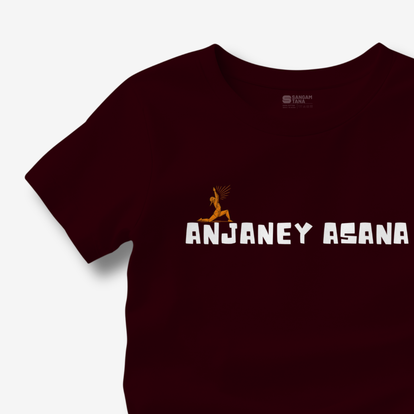 Anjaneyasana TShirt | Origami yogi TShirt | Yoga TShirt
