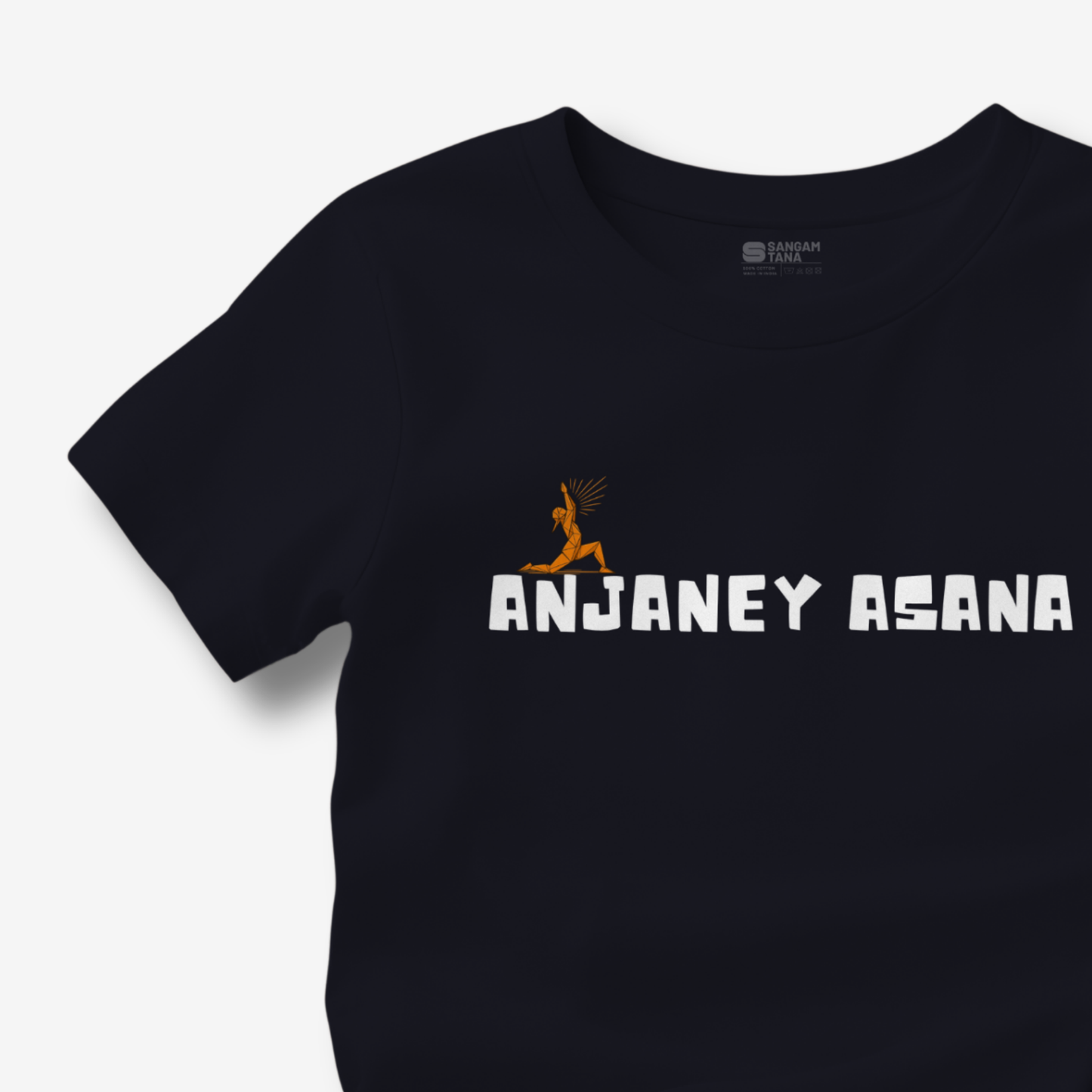 Anjaneyasana TShirt | Origami yogi TShirt | Yoga TShirt