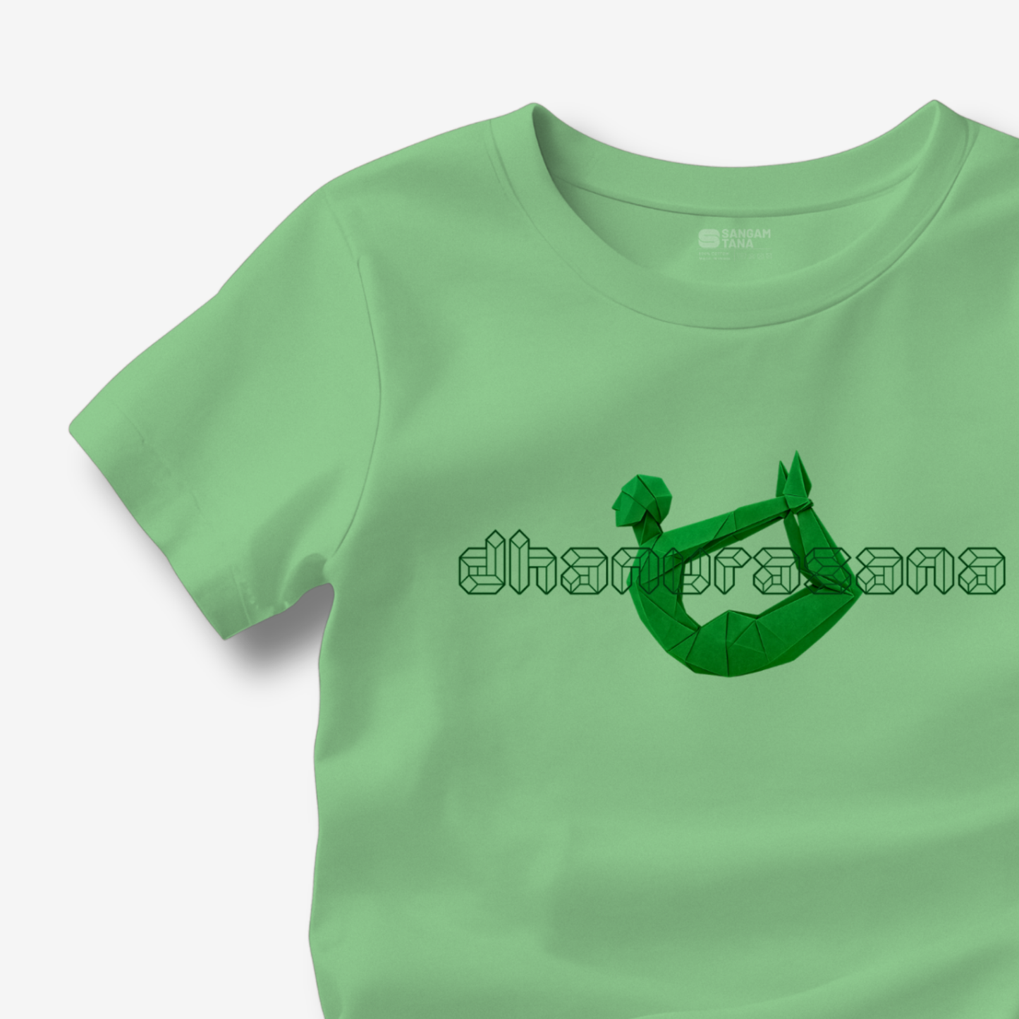 Dhanurasana TShirt | Origami yogi TShirt | Yoga TShirt