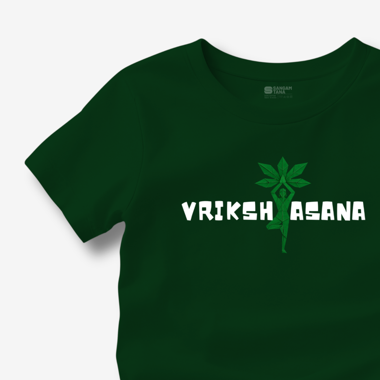 Vrikshasana TShirt | Origami yogi TShirt | Yoga TShirt