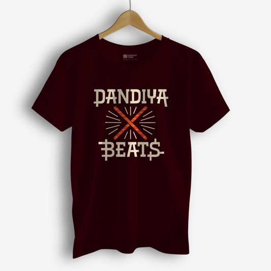 Dandiya Beats T-Shirt – Garba Festival Dance Tee | Navratri Outfit | Unisex Cotton T-Shirt | Dance TShirt