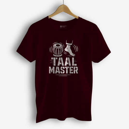 Taal Master T-Shirt – Kathak Dance Rhythm Tee | Tabla Footwork Fusion Shirt | Unisex Cotton T-Shirt