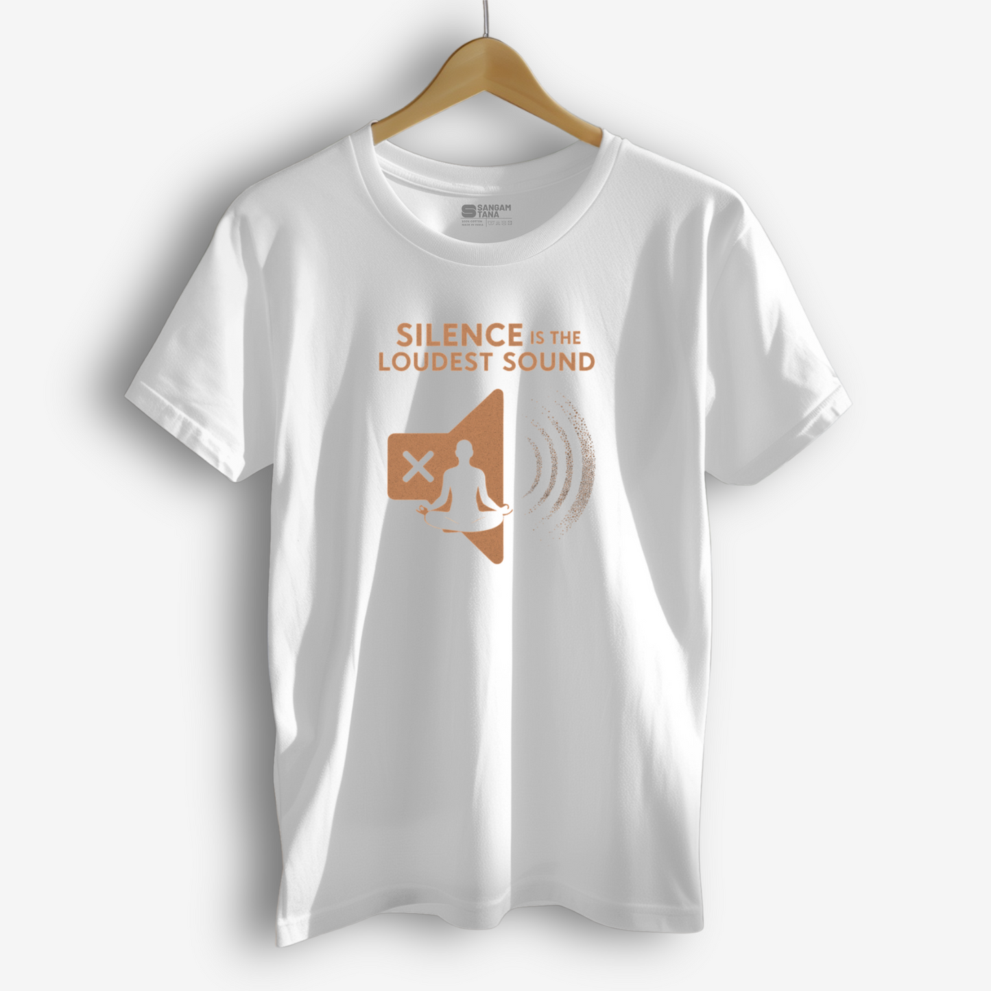 Classic Crew TShirt | Silence is the Loudest Sound TShirt | Women Yoga TShirt