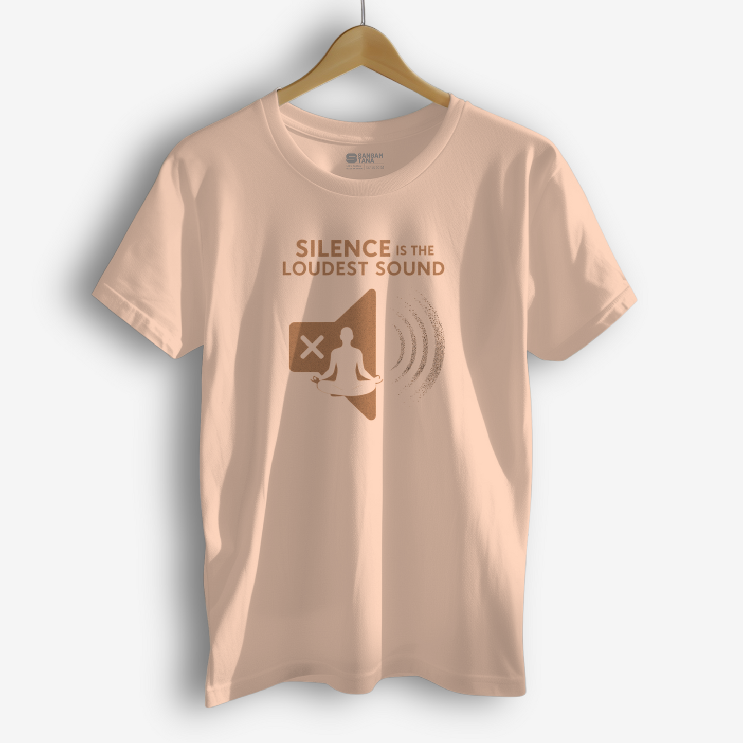 Classic Crew TShirt | Silence is the Loudest Sound TShirt | Women Yoga TShirt