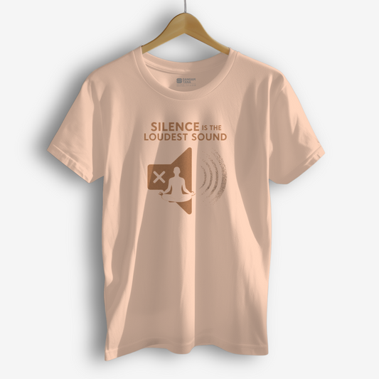 Classic Crew TShirt | Silence is the Loudest Sound TShirt | Women Yoga TShirt