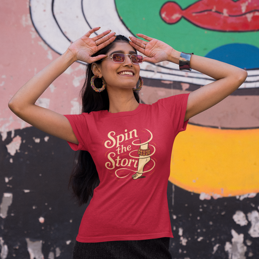 Spin the Story TShirt | Bharatanatyam TShirt | Dance TShirt