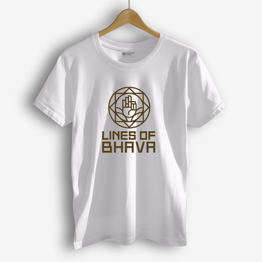 Lines of Bhava T‑Shirt – Bharatanatyam Expression Tee | Elegant Dance Emotion T-shirt | Unisex Cotton Dance TShirt