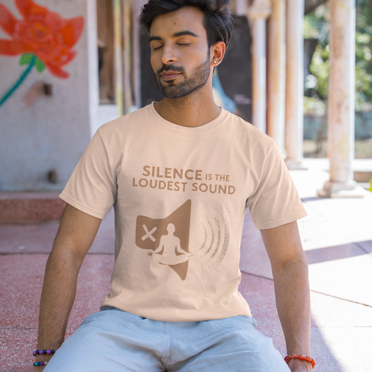 Classic Crew TShirt | Silence is the Loudest Sound TShirt | Yoga TShirt
