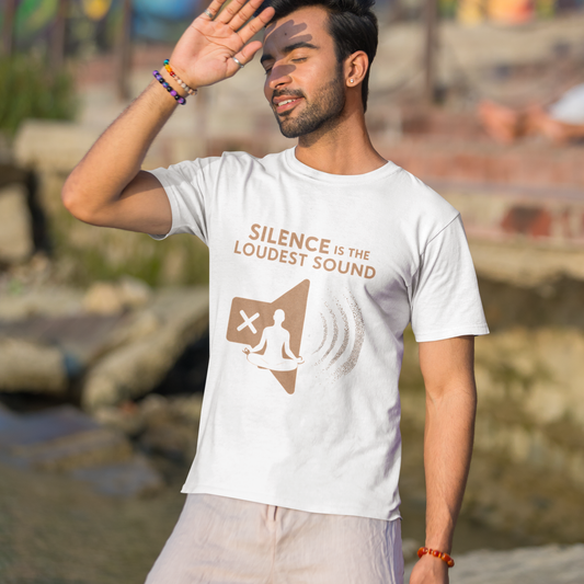 Classic Crew TShirt | Silence is the Loudest Sound TShirt | Yoga TShirt