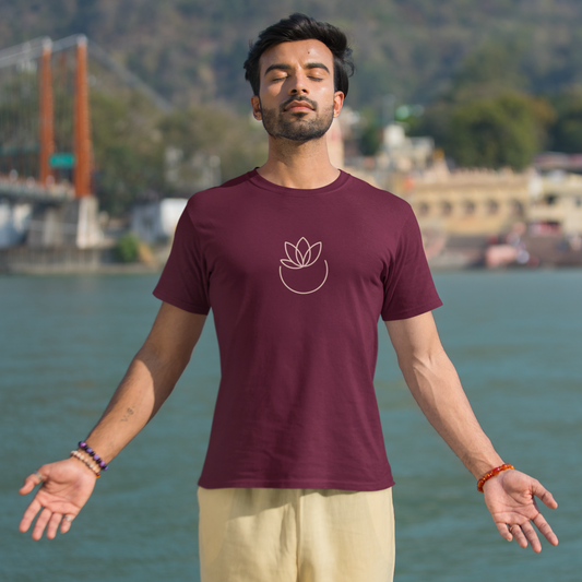 Classic Crew TShirt | Lotus TShirt | Yoga TShirt