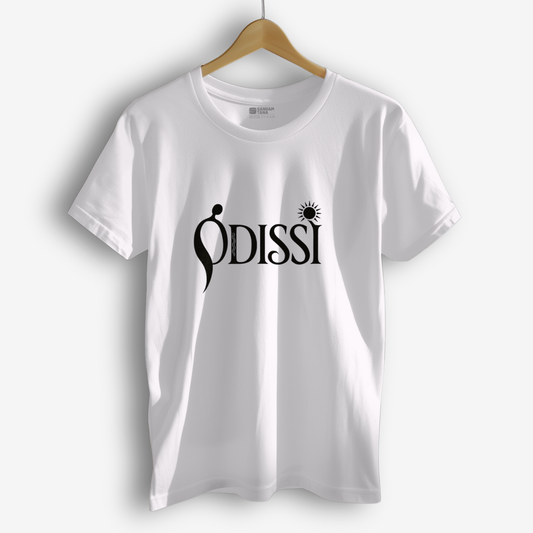 Curves of Devotion – Odissi Dance T-Shirt | Minimalist Script Tee | Indian Classical Dance TShirt