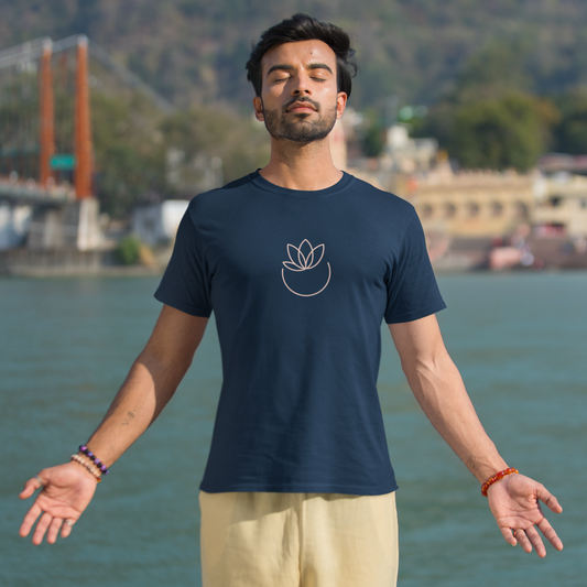 Classic Crew TShirt | Lotus TShirt | Yoga TShirt