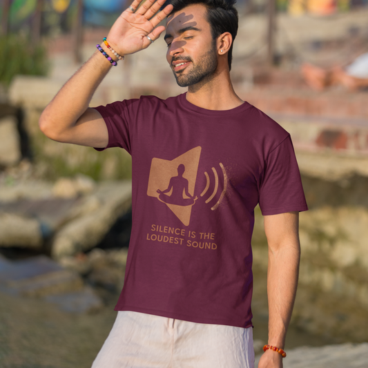 Classic Crew TShirt | Silence is the Loudest Sound TShirt | Yoga TShirt