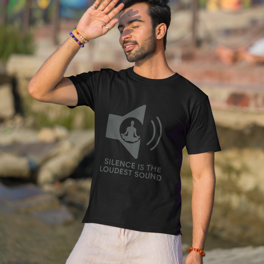 Classic Crew TShirt | Silence is the Loudest Sound TShirt | Yoga TShirt