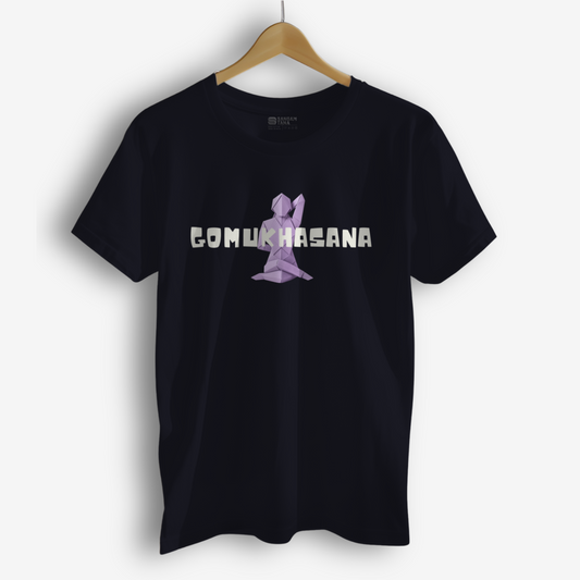 Gomukasana TShirt | Origami yogi TShirt | Yoga TShirt