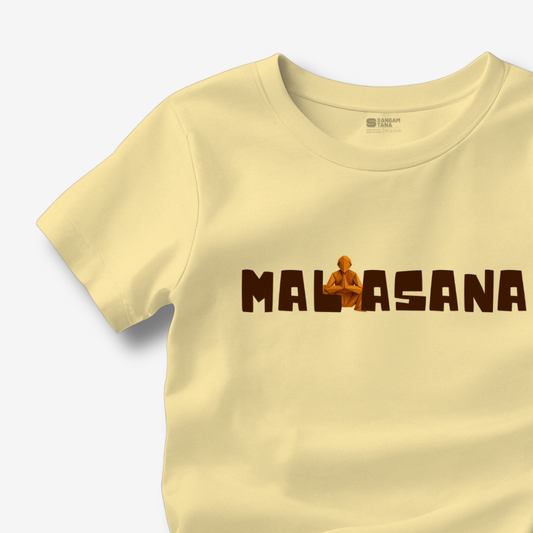 Malasana TShirt | Origami yogi TShirt | Yoga TShirt