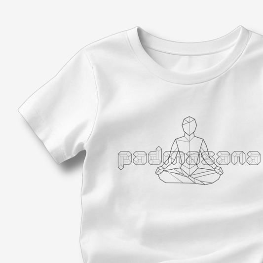 Padmasana TShirt | Origami yogi TShirt | Yoga TShirt