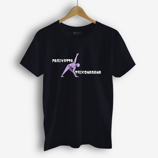 Parivrtta Trikonasana TShirt | Origami yogi TShirt | Yoga TShirt