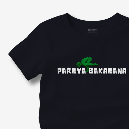 Parsva Bakasana TShirt | Origami yogi TShirt | Yoga TShirt