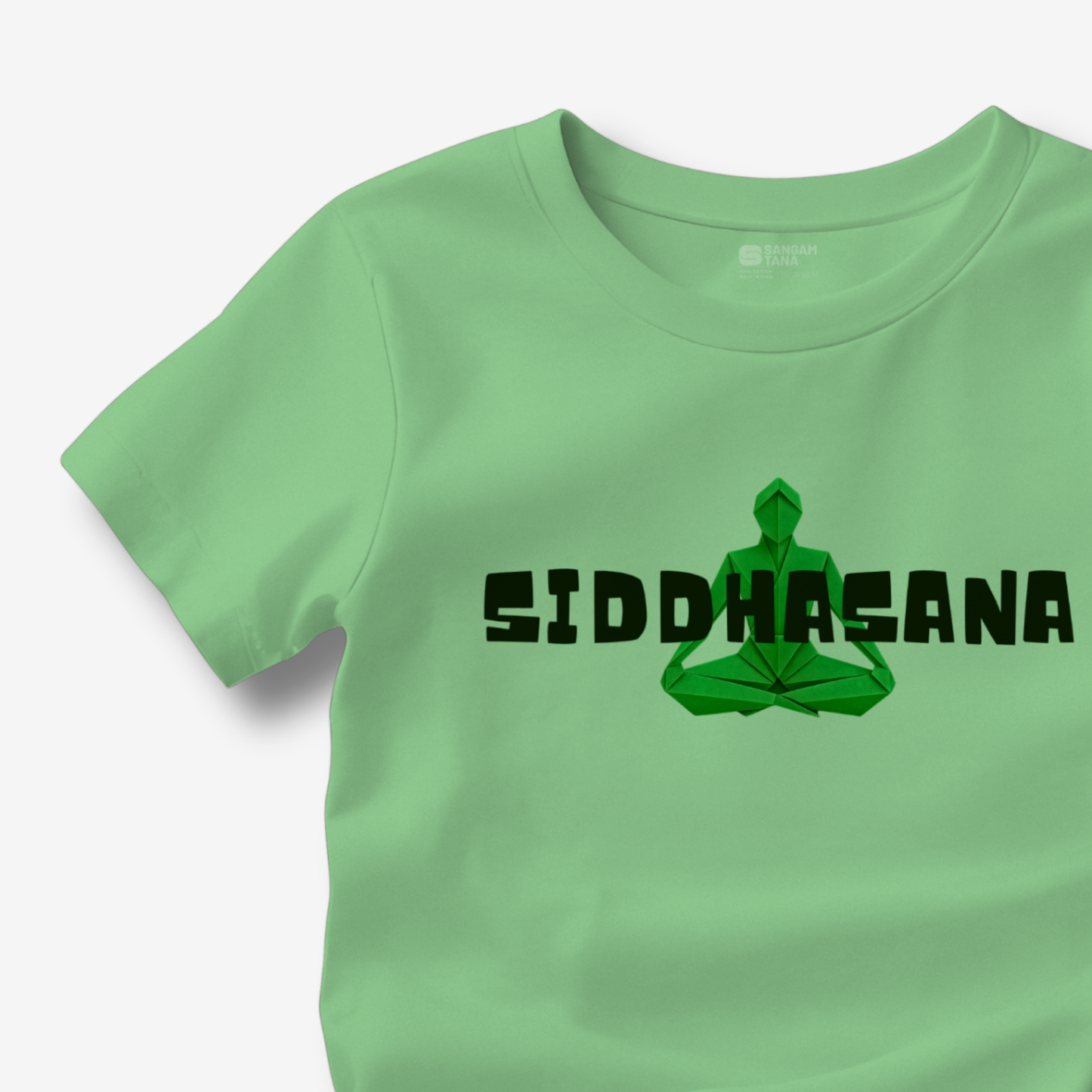 Siddhasana TShirt | Origami yogi TShirt | Yoga TShirt