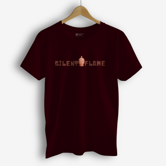 Silent Flame TShirt | Origami yogi TShirt | Yoga TShirt