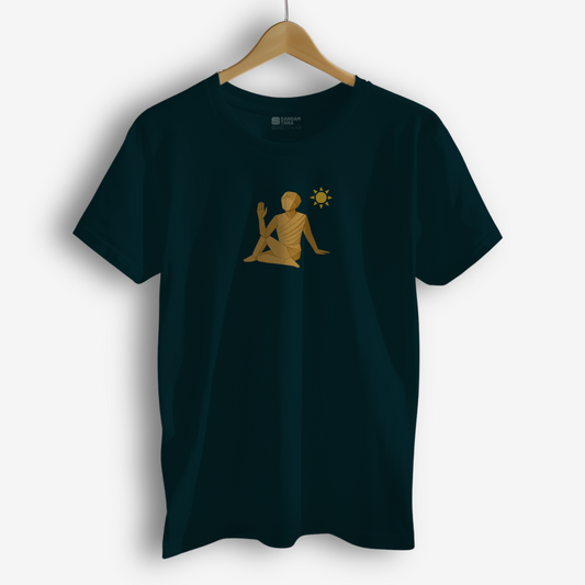 Seated Twist Pose TShirt | Origami yogi TShirt | Yoga TShirt