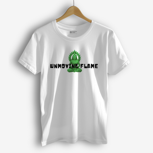 Unmoving Flame TShirt | Origami yogi TShirt | Yoga TShirt