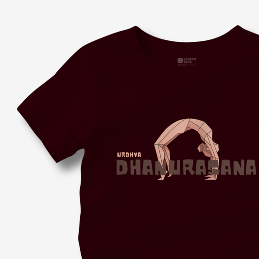 Urdhva Dhanurasana TShirt | Origami yogi TShirt | Yoga TShirt