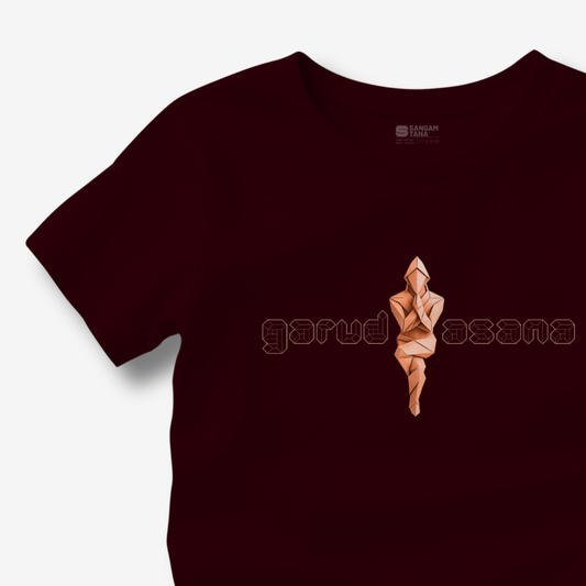 Garudasana TShirt | Origami yogi TShirt | Yoga TShirt
