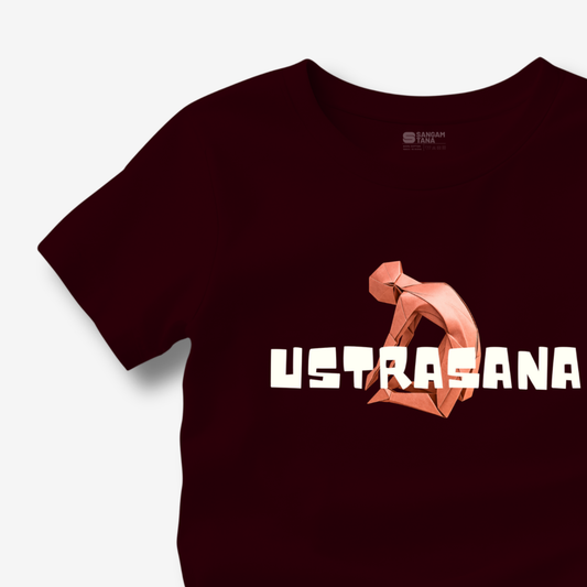 Ustrasana TShirt | Origami yogi TShirt | Yoga TShirt